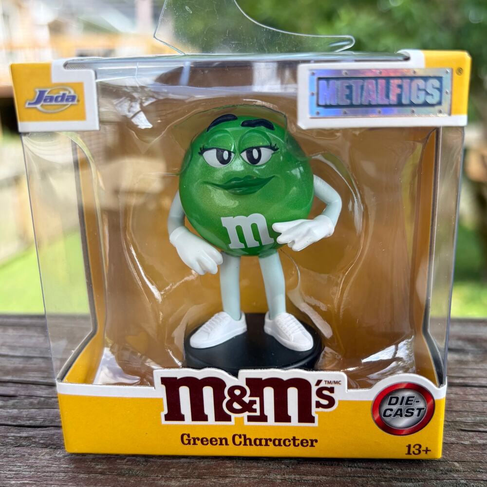 Green Character - M&M's - Jada Metalfigs Die Cast Figure New